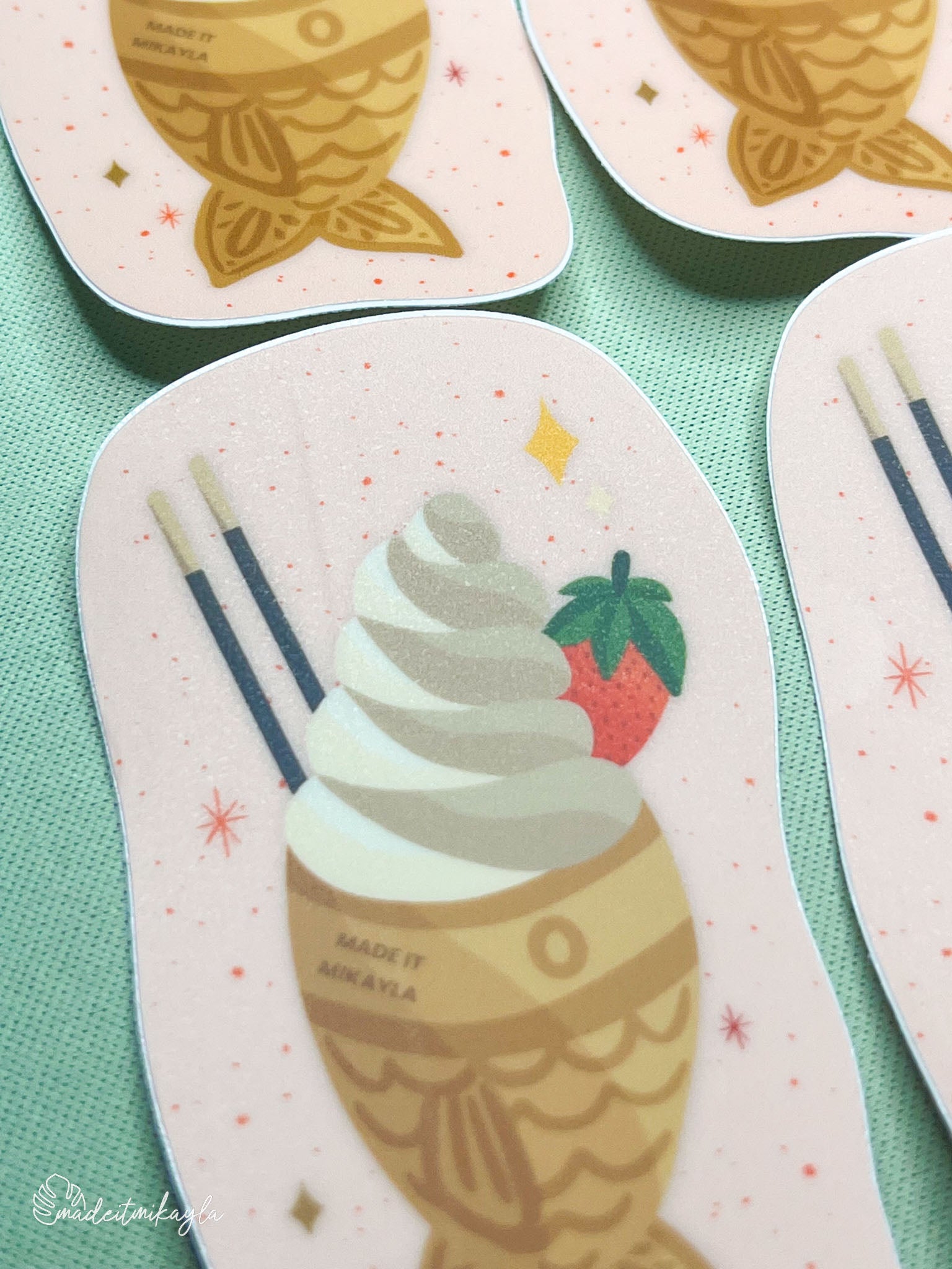 Oopsies Taiyaki Sticker