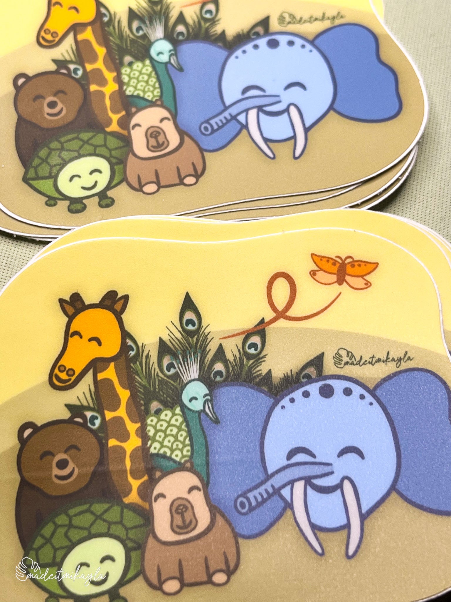 Oopsies Zoo Animals Sticker