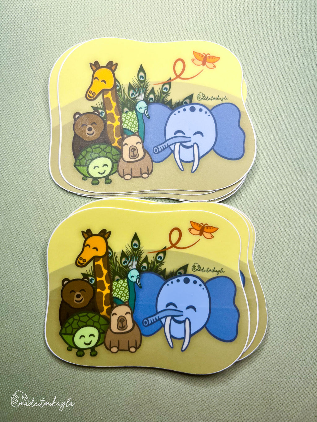 Oopsies Zoo Animals Sticker