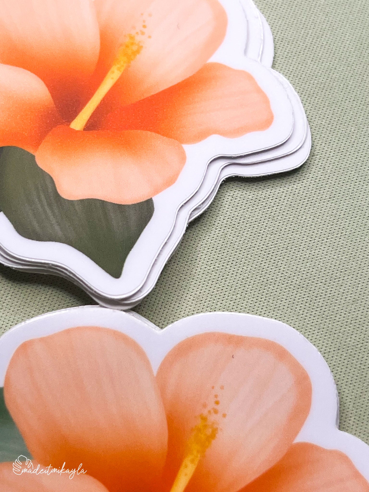 Oopsies Hibiscus Sticker
