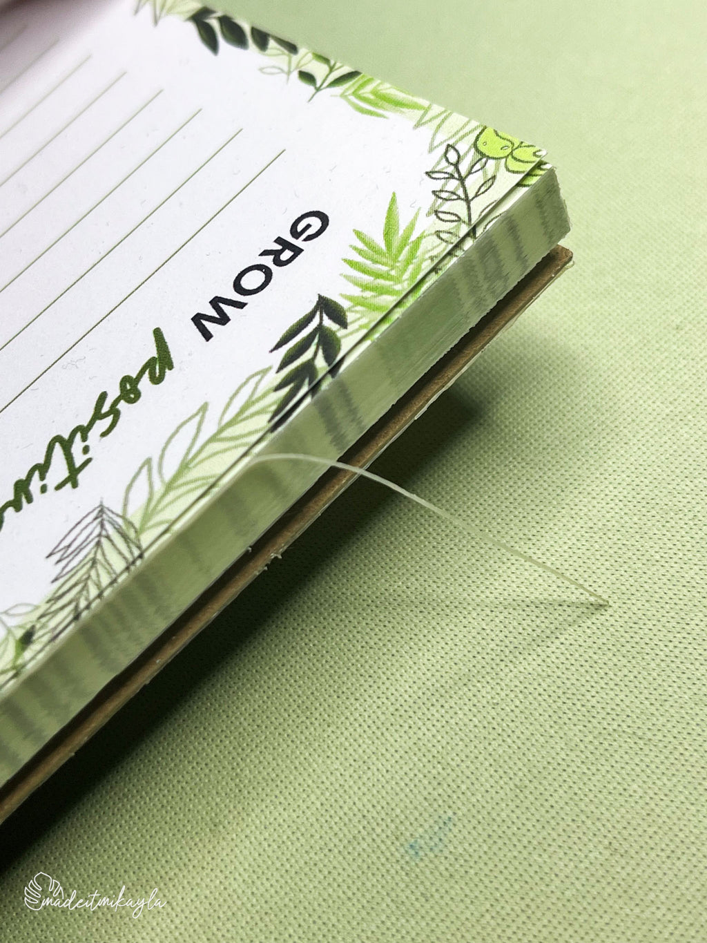 Oopsies Mixed Greenery Lined Notepad