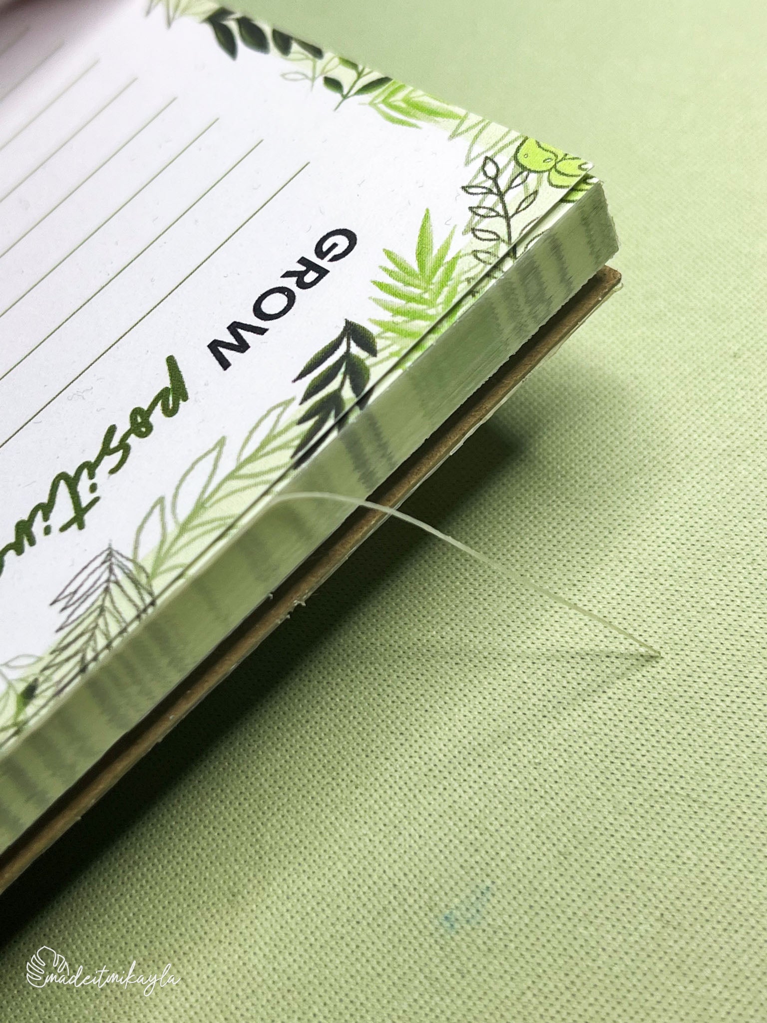 Oopsies Mixed Greenery Lined Notepad