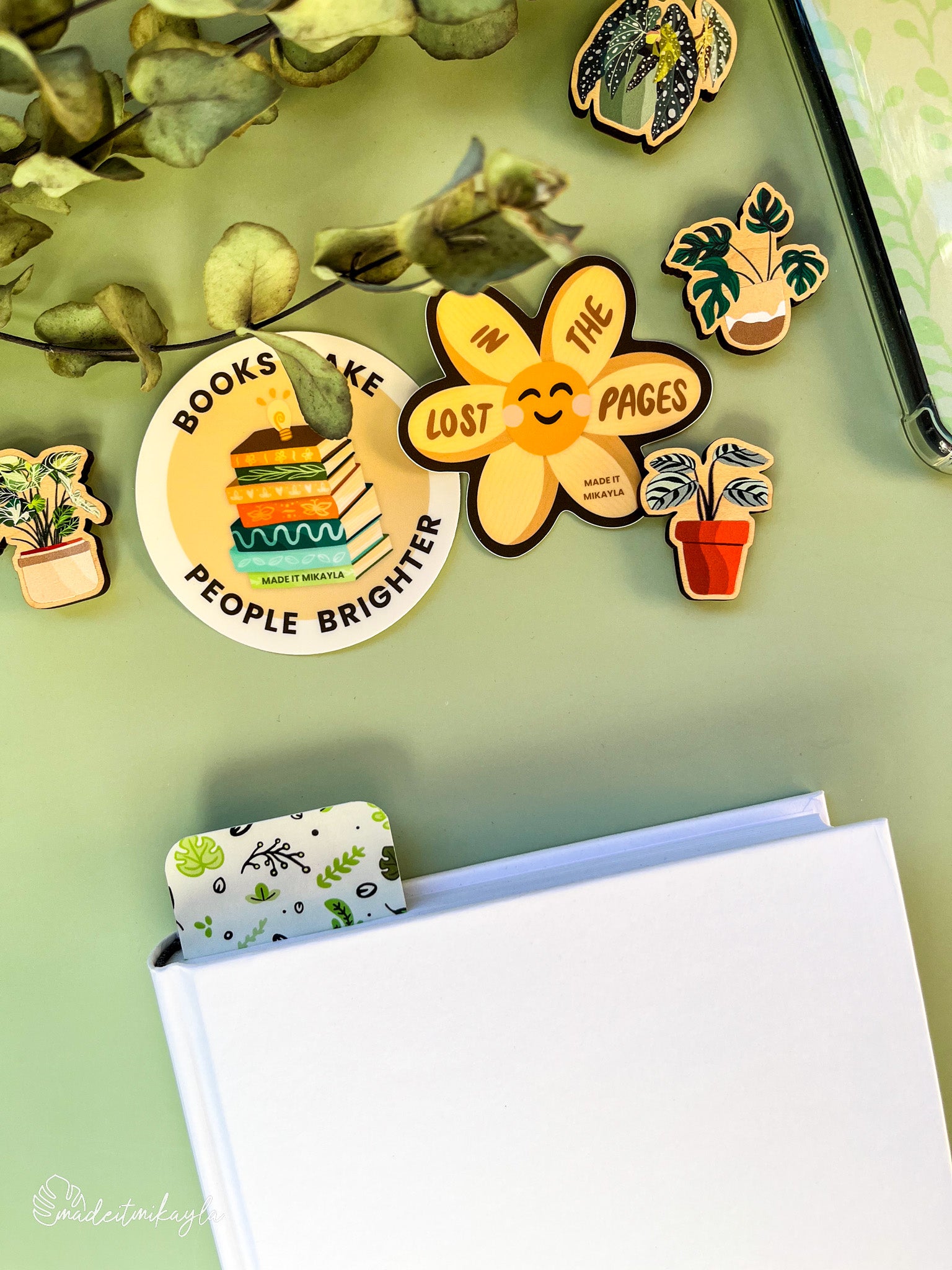 Elemental Greenery Bookmark