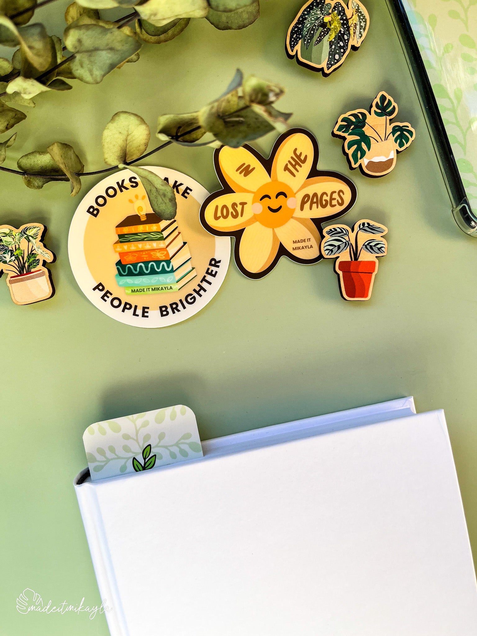 Elemental Greenery Bookmark