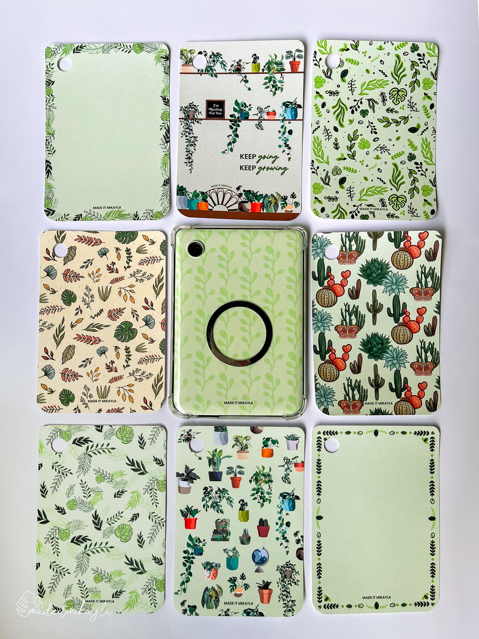 Elemental Greenery Frame E-Reader Insert