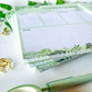 Mixed Greenery Weekly Notepad | MadeItMikayla