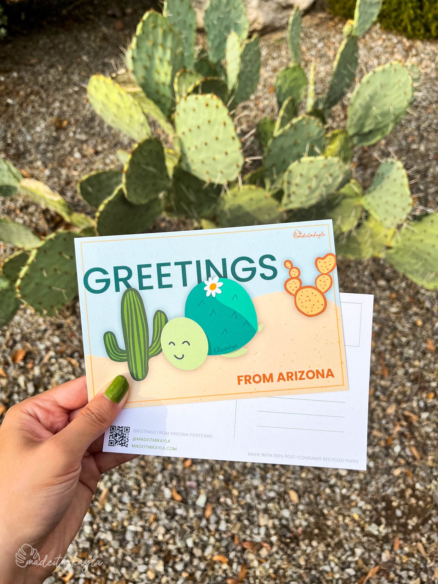 Greetings From Tucson Postcard | MadeItMikayla