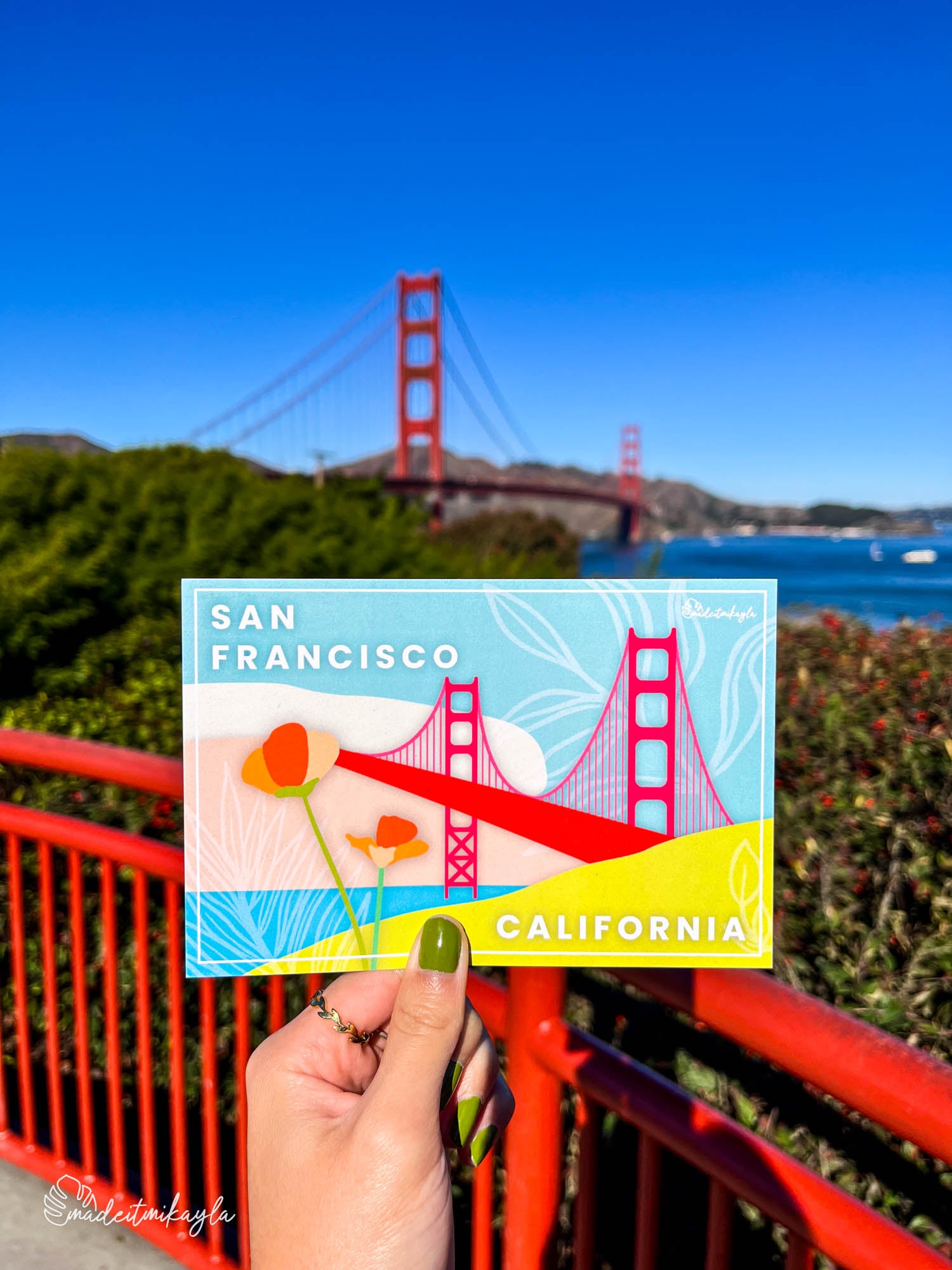 San Francisco California Postcard | MadeItMikayla