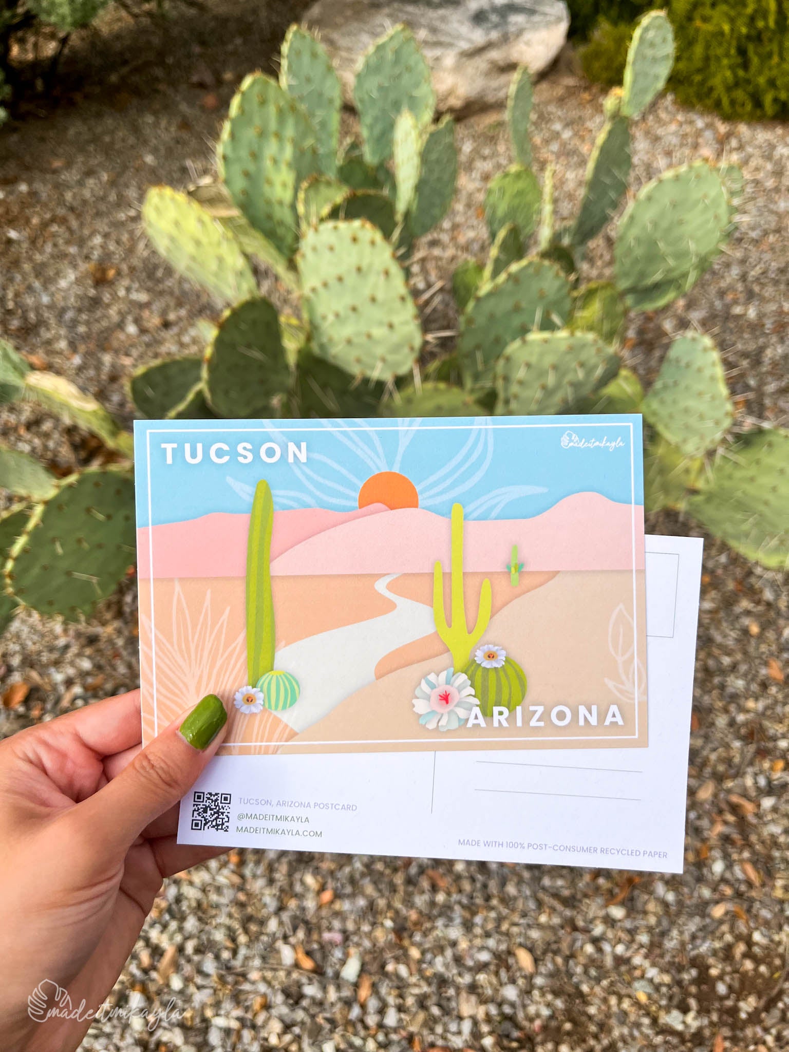 Tucson Arizona Postcard | MadeItMikayla