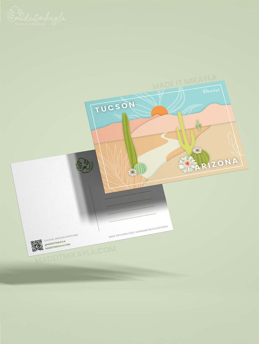 Tucson Arizona Postcard | MadeItMikayla