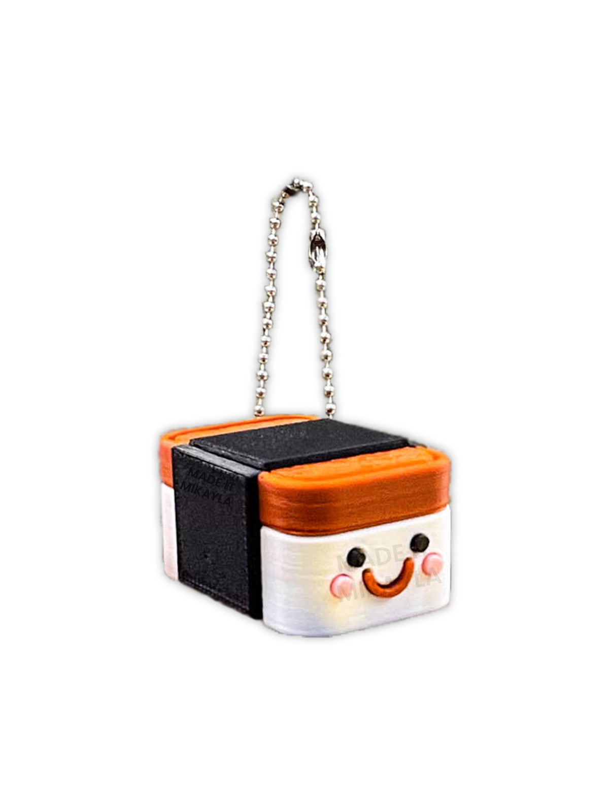 Spam Musubi Clicker Keychain