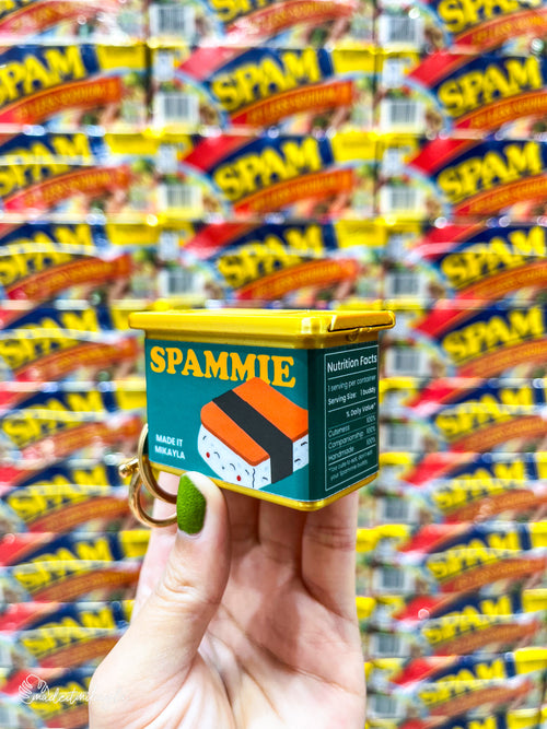 Spammie Can Travel Keychain Case | MadeItMikayla
