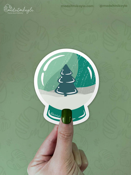 Snow Globe Sticker