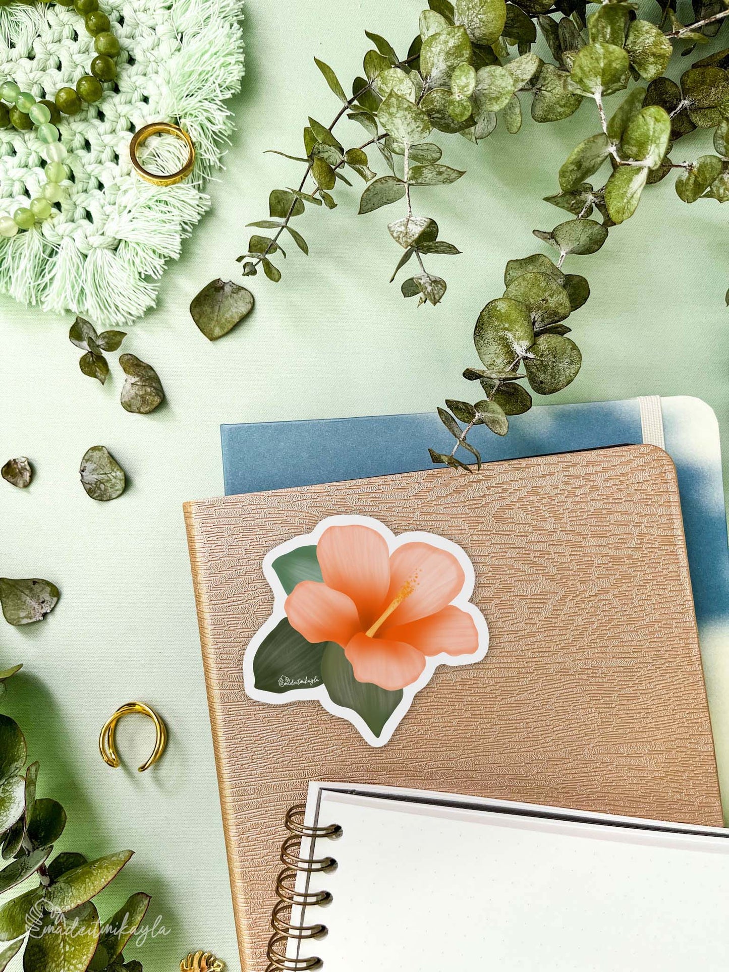 Hibiscus Sticker | MadeItMikayla