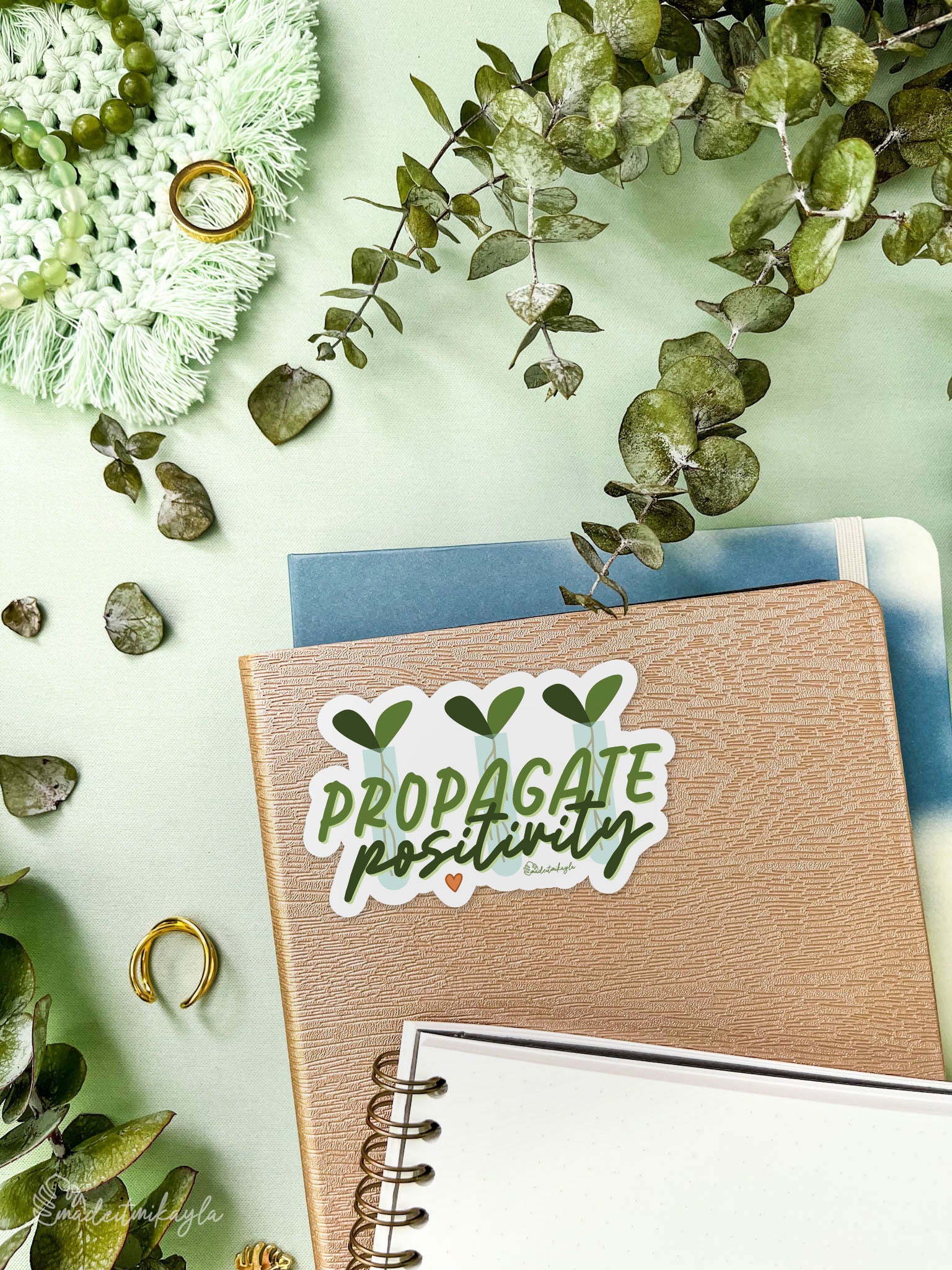 Propagate Positivity Sticker | MadeItMikayla