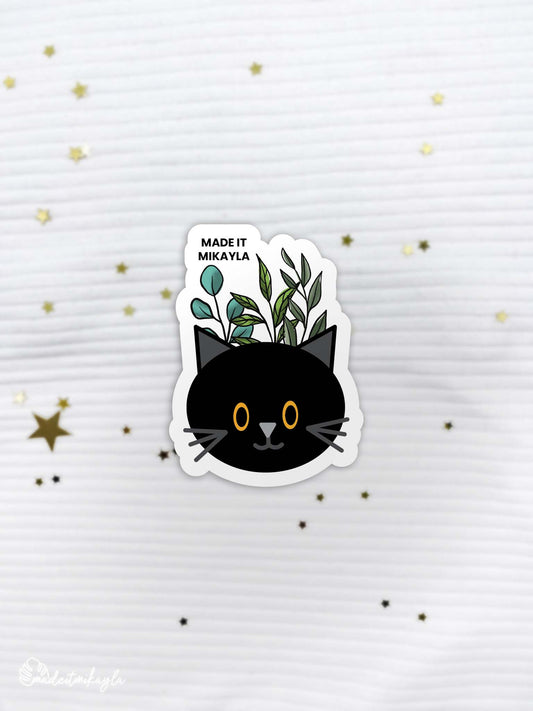 Black Cat Sticker