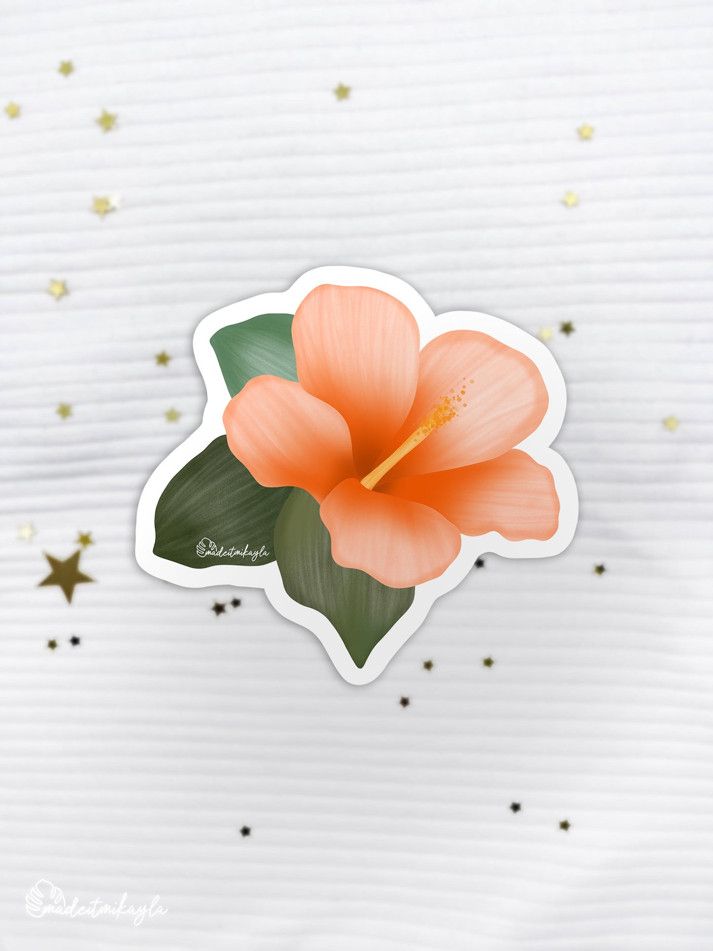 Hibiscus Sticker | MadeItMikayla