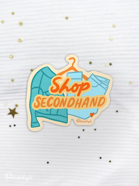 Shop Secondhand Sticker | MadeItMikayla