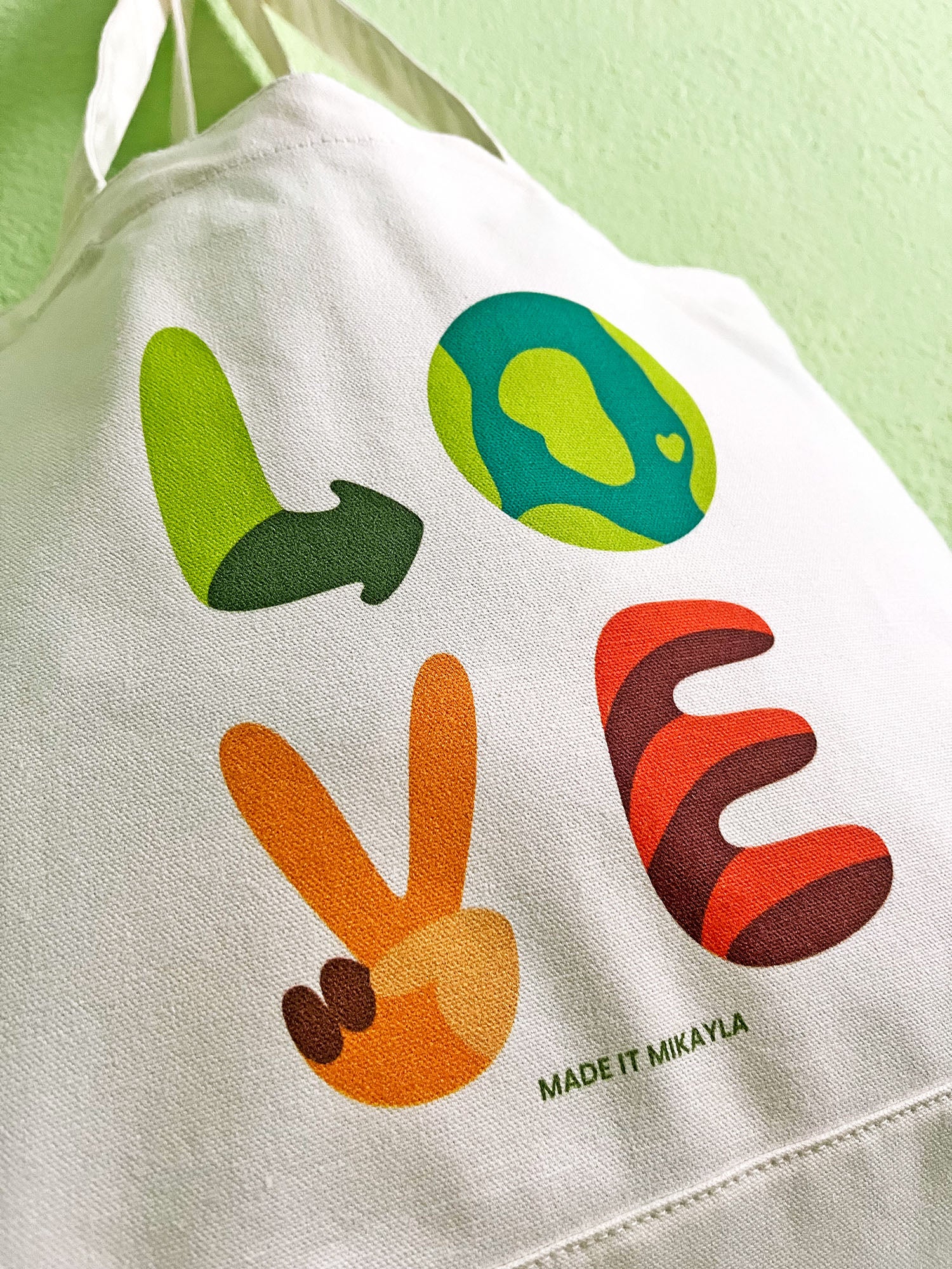 Earth LOVE Tote Bag | MadeItMikayla