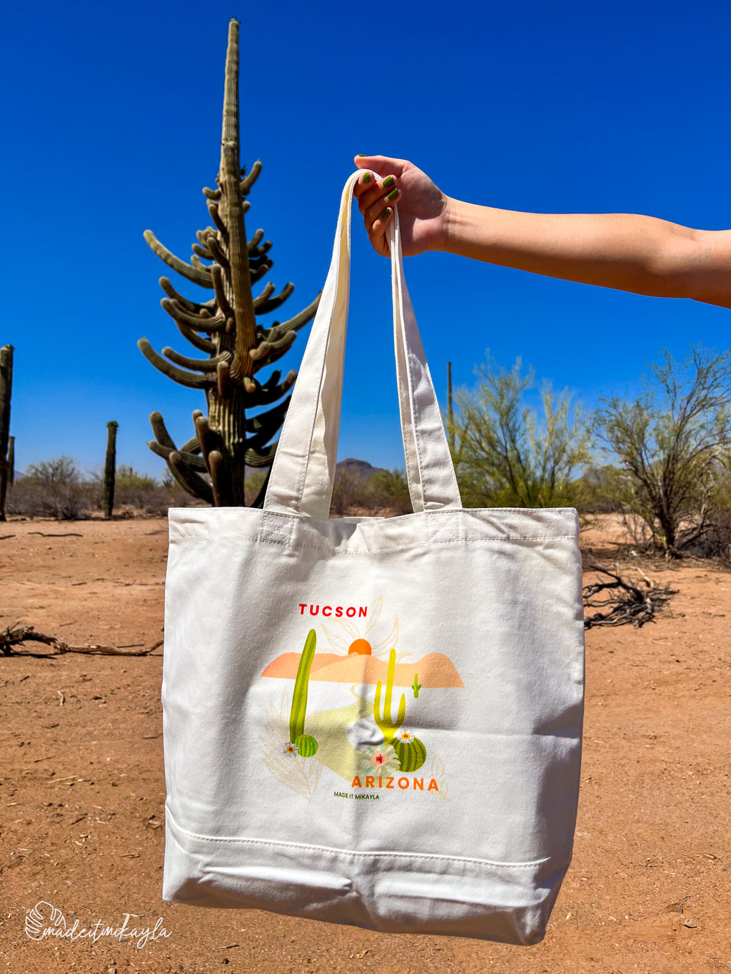 Tucson Arizona Tote Bag | MadeItMikayla