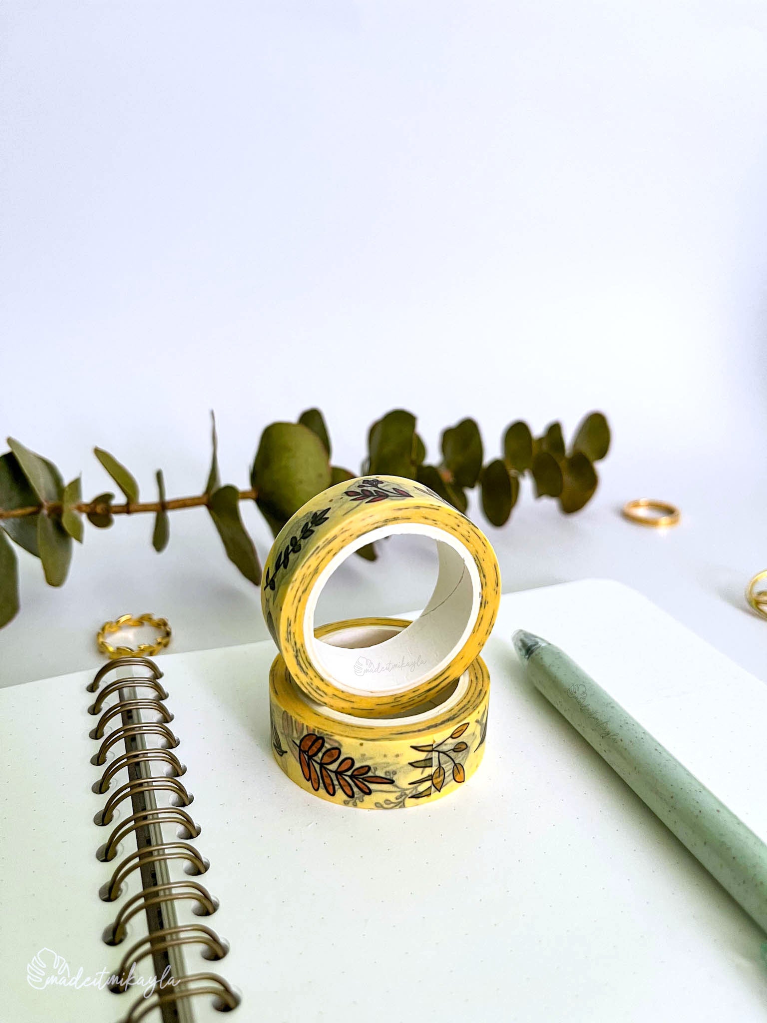 Botanical Foliage Washi Tape | MadeItMikayla