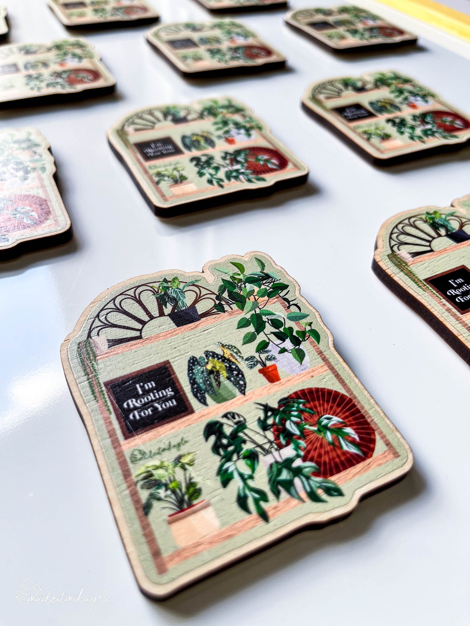 Rooting For You Wood Magnet | MadeItMikayla