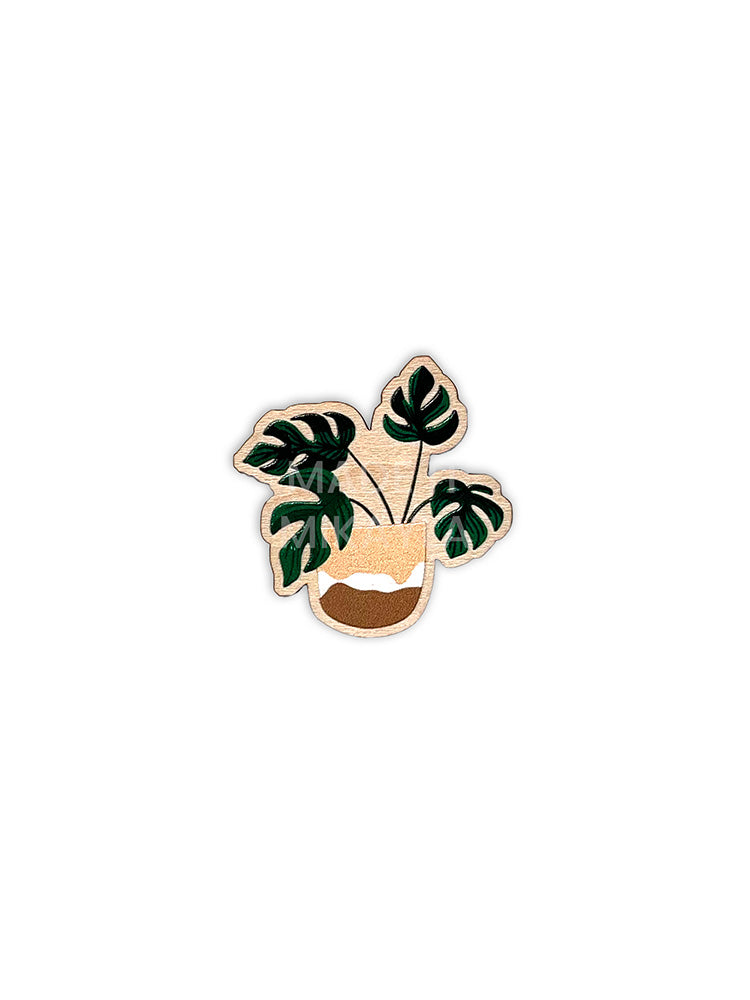 Potted Plants Wood Magnet Set | MadeItMikaylav