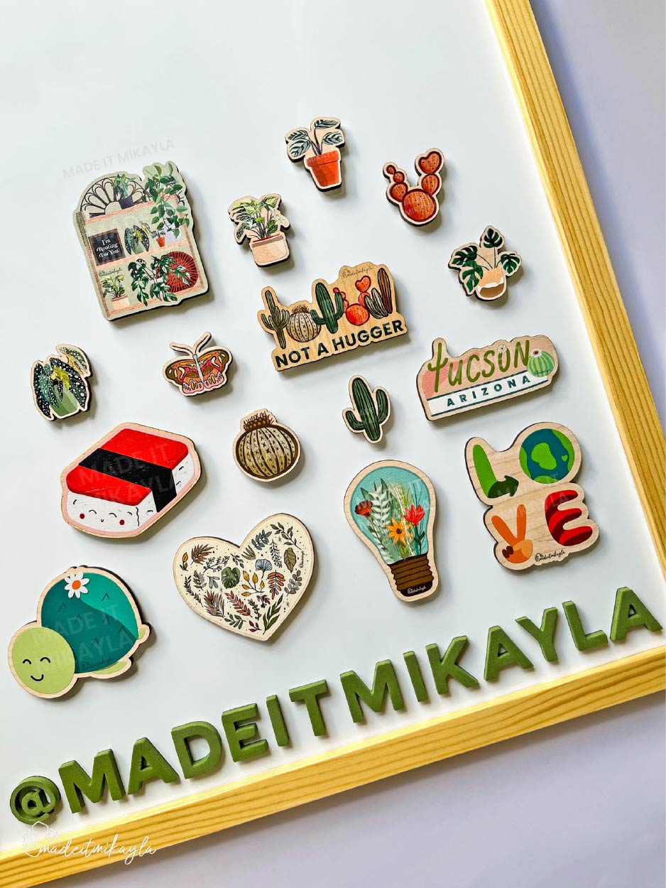 Wood Magnets | MadeItMikayla