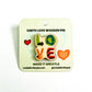 Earth LOVE Wooden Pin | MadeItMikayla