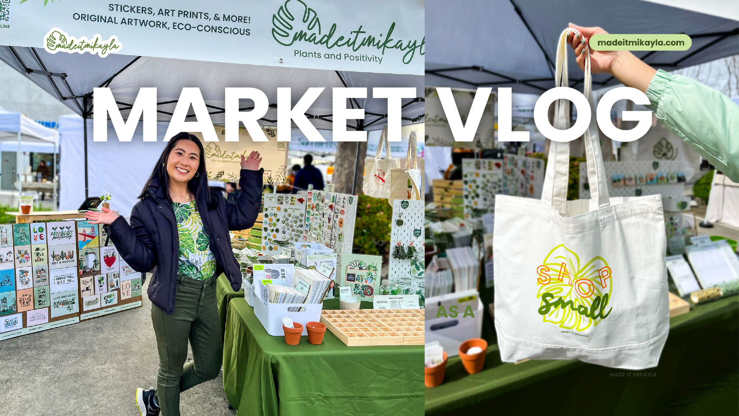 Market Vlog: March 2024 Pop-Up in Berkeley ♡ MadeItMikayla