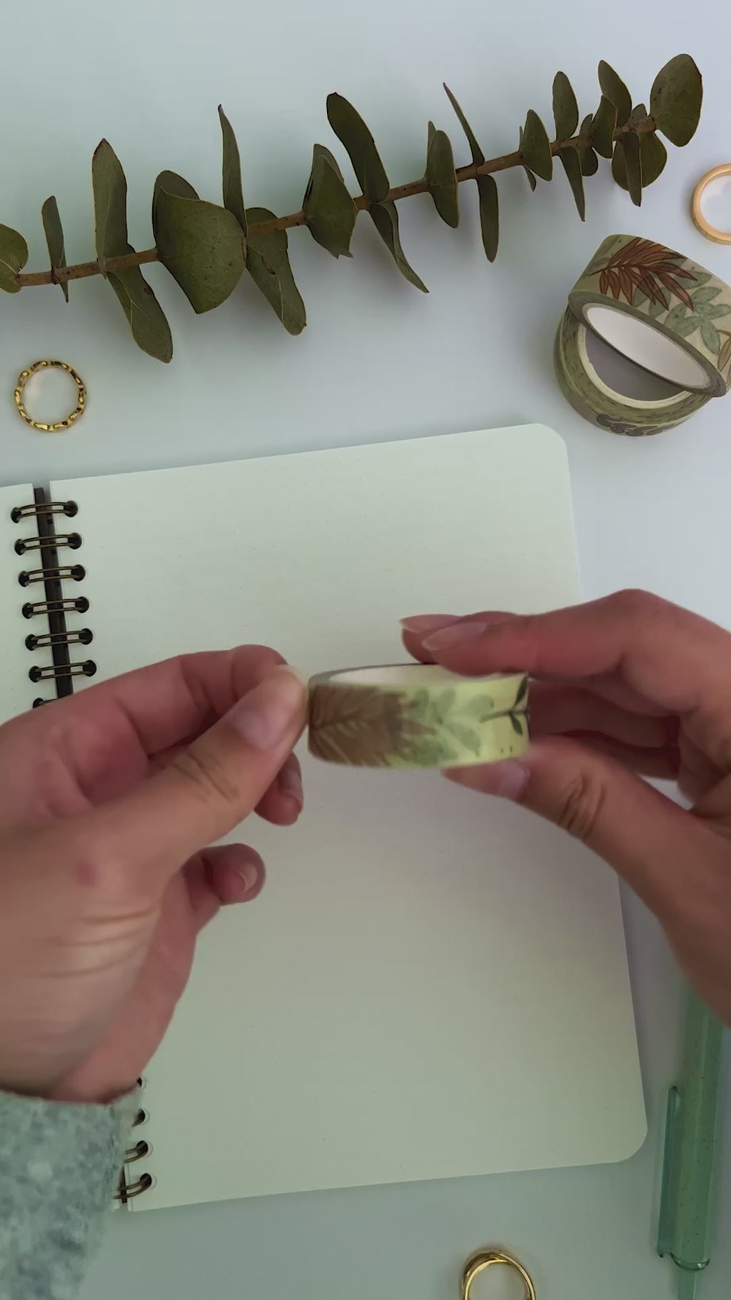Pastel Foliage Washi Tape