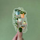 CLEAR Plant Stools Sticker | MadeItMikayla
