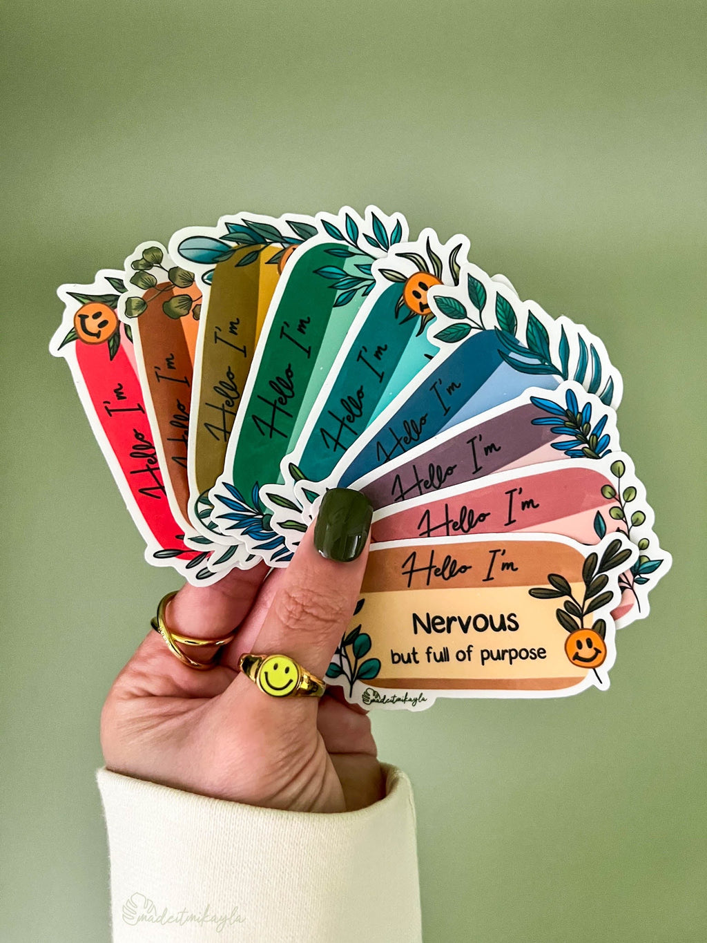 Hello I'm: Collection Stickers | MadeItMikayla