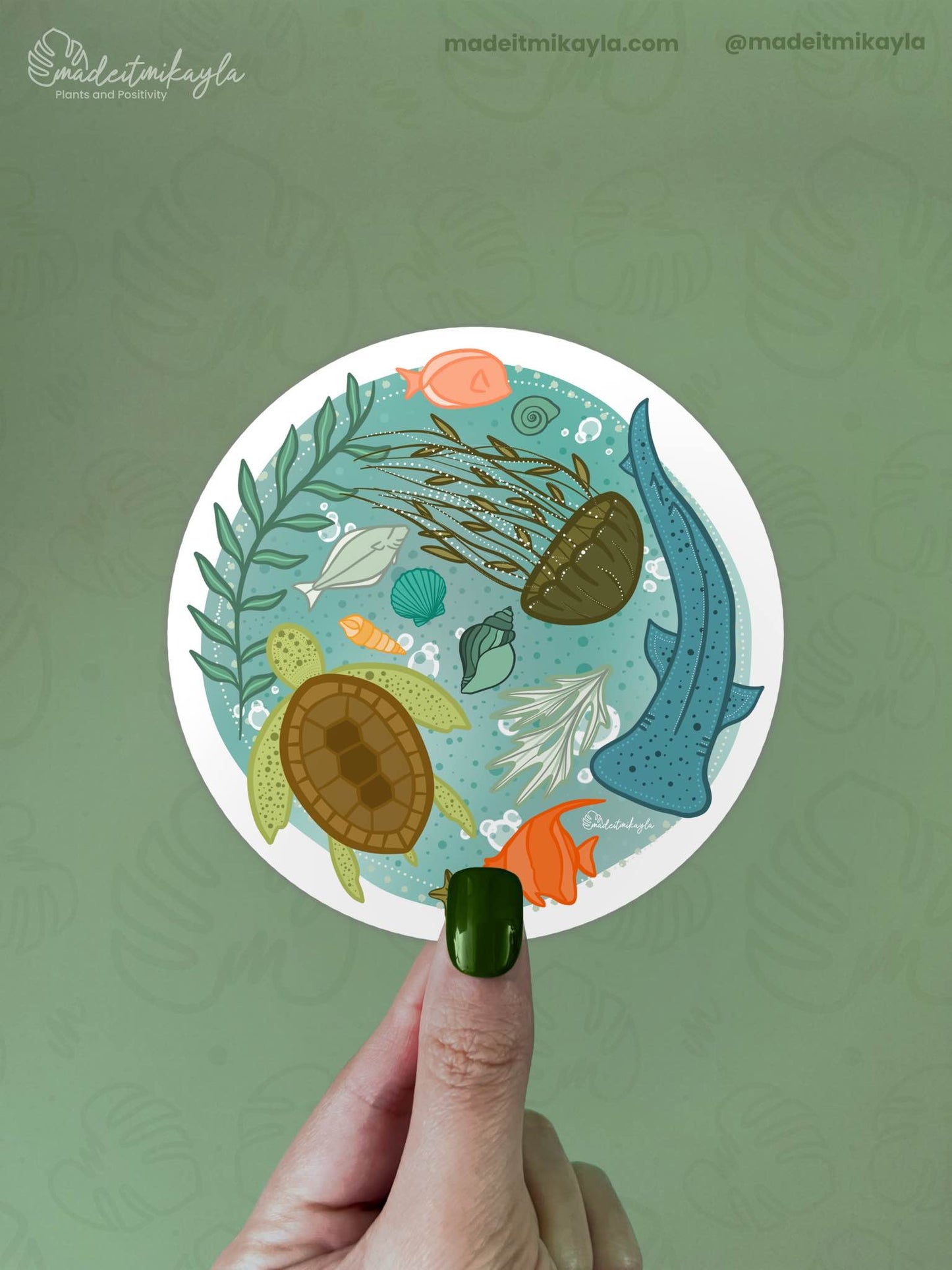 Sea Creatures Sticker | MadeItMikayla