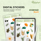 Everyday Beach Digital Stickers | MadeItMikayla