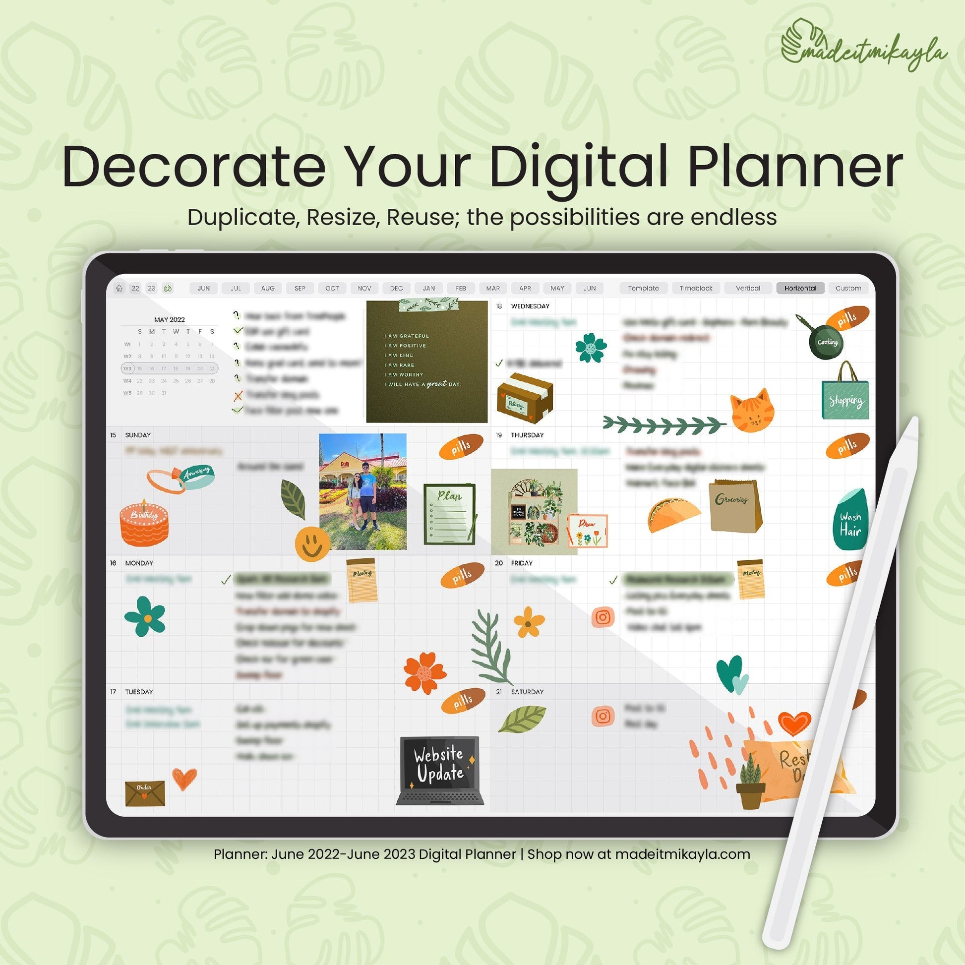 Decorate Your Digital Planner | MadeItMikayla