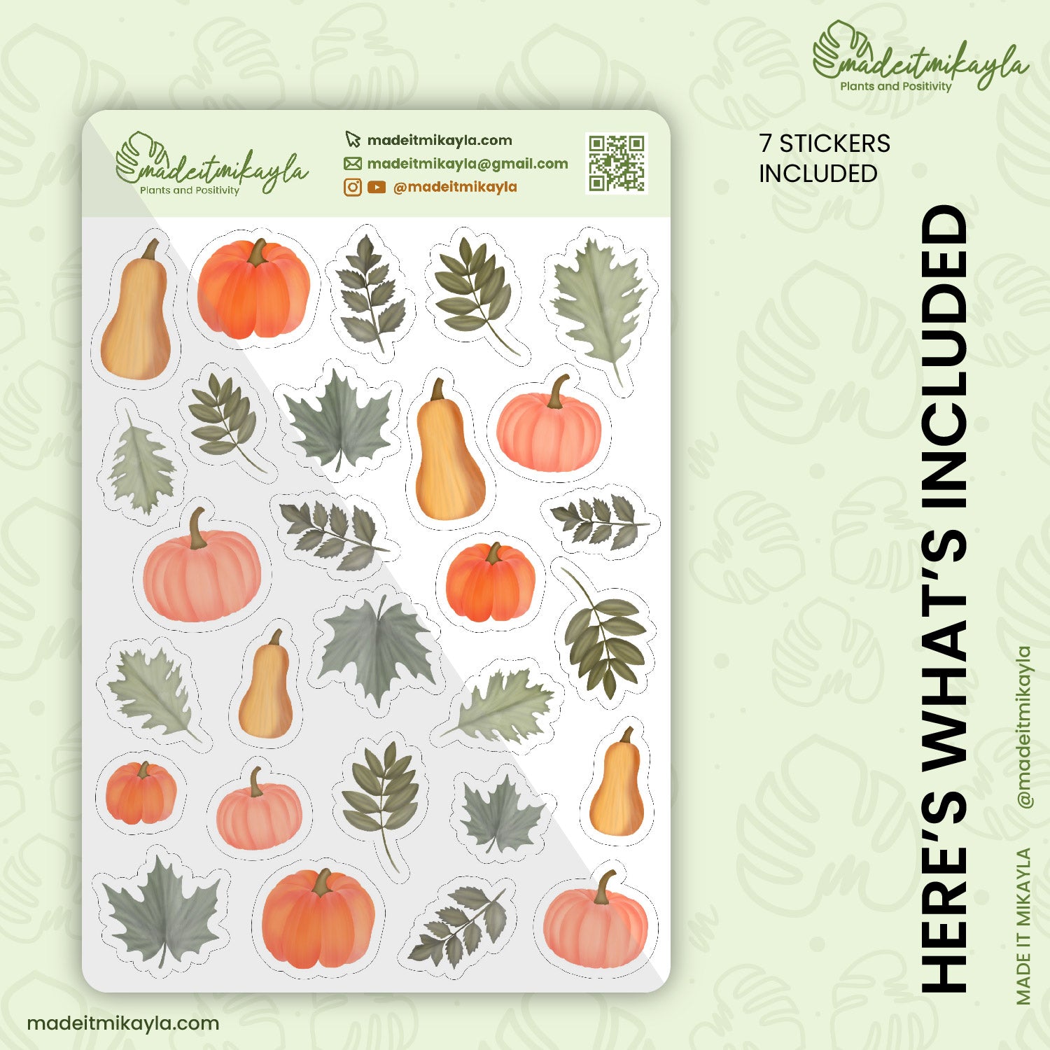 Autumn At Last Digital Stickers | MadeItMikayla