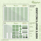 Green Simple Daily Digital Stickers | MadeItMikayla