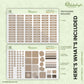 Tan Simple Daily Digital Stickers | MadeItMikayla