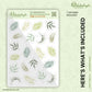Watercolor Leaves Digital Stickers | MadeItMikayla