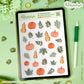 Autumn At Last Digital Stickers | MadeItMikayla