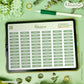 Green Simple Daily Digital Stickers | MadeItMikayla