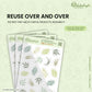 Watercolor Leaves Digital Stickers | MadeItMikayla