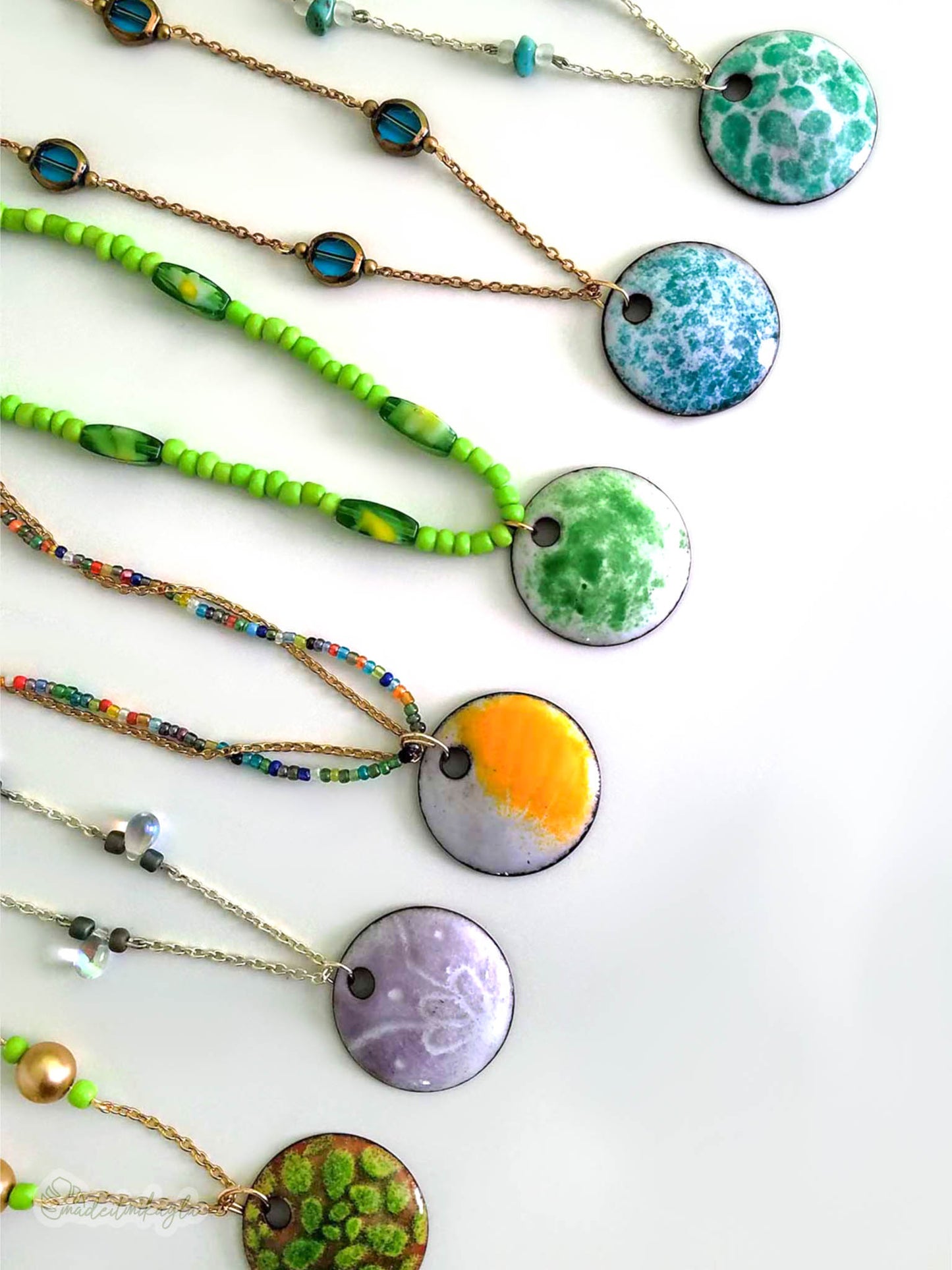 Enamel Necklaces | MadeItMikayla