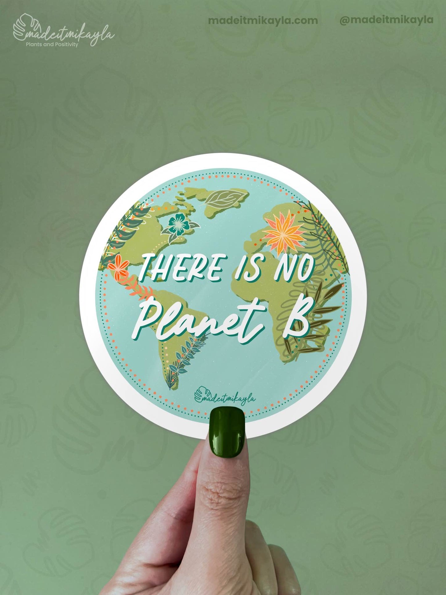 There is No Planet B Sticker