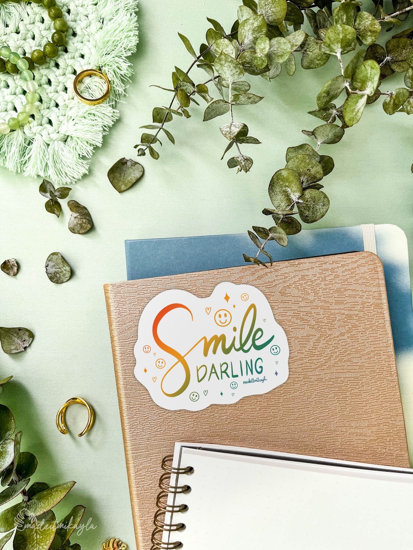 Smile Darling HOLOGRAPHIC Sticker