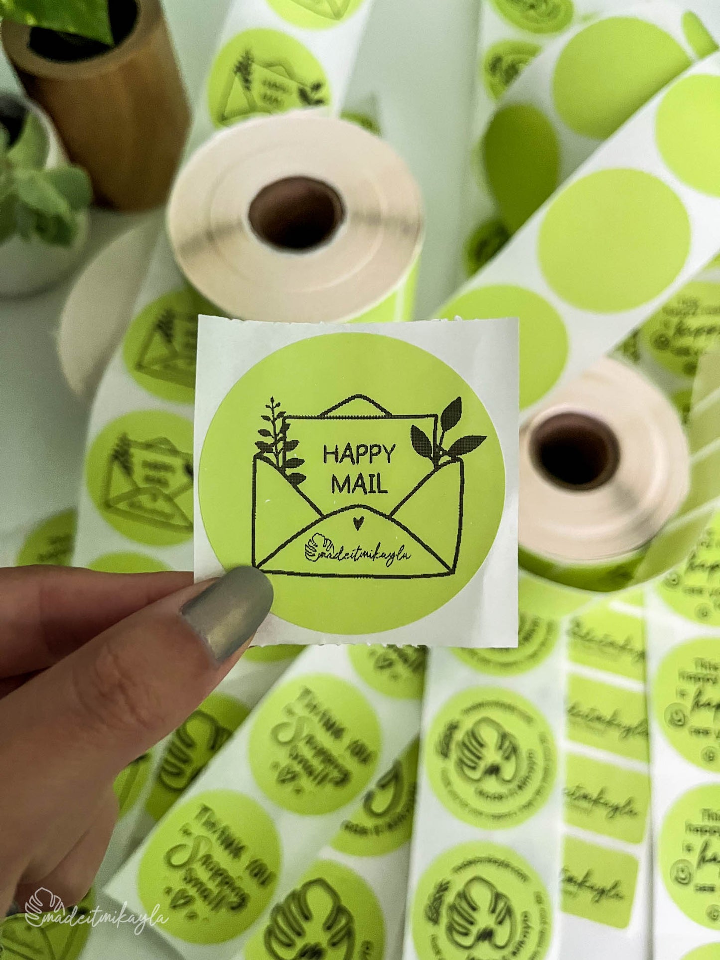 Happy Mail Packaging Stickers