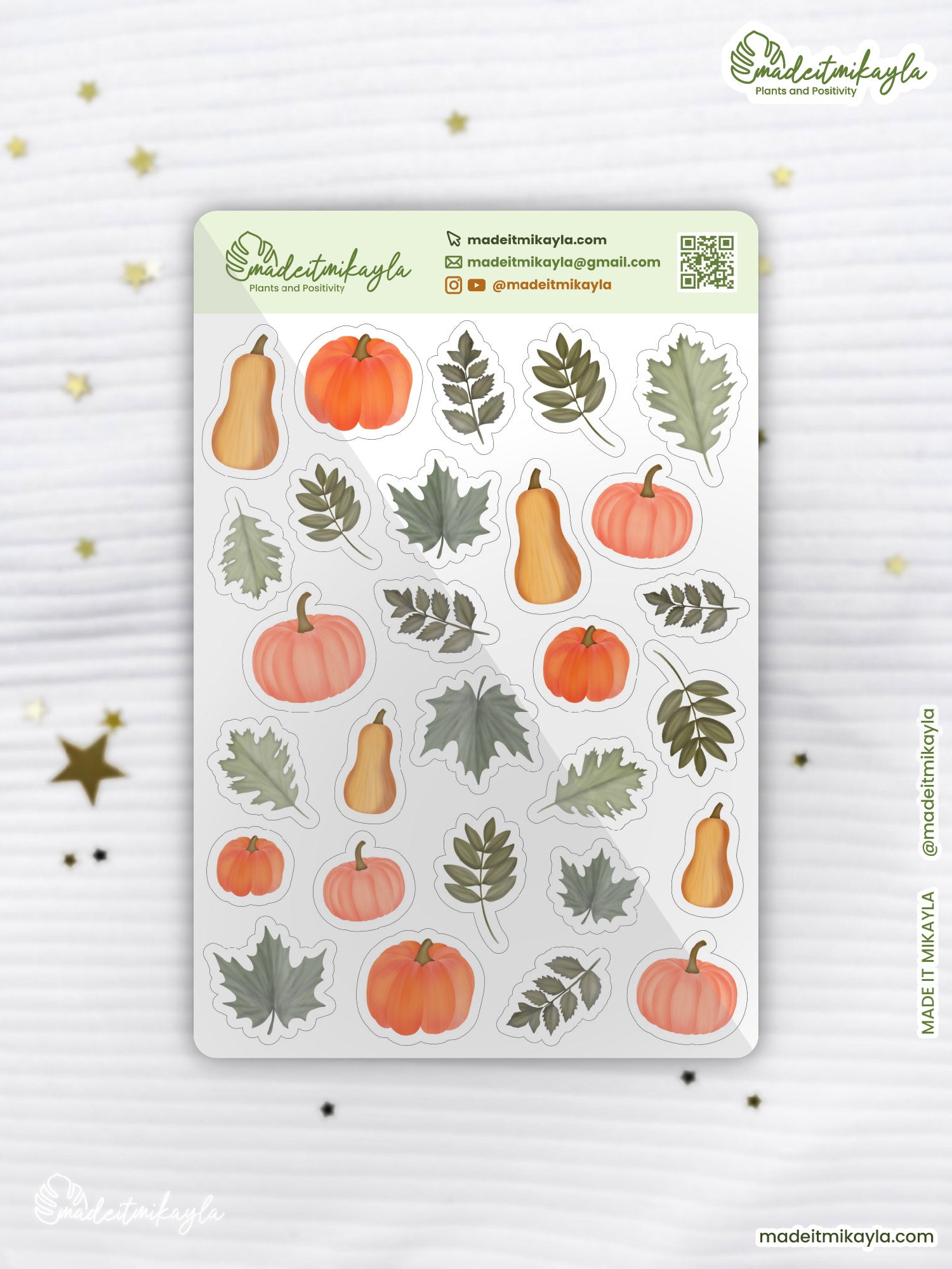 Autumn At Last Sticker Sheet | MadeItMikayla