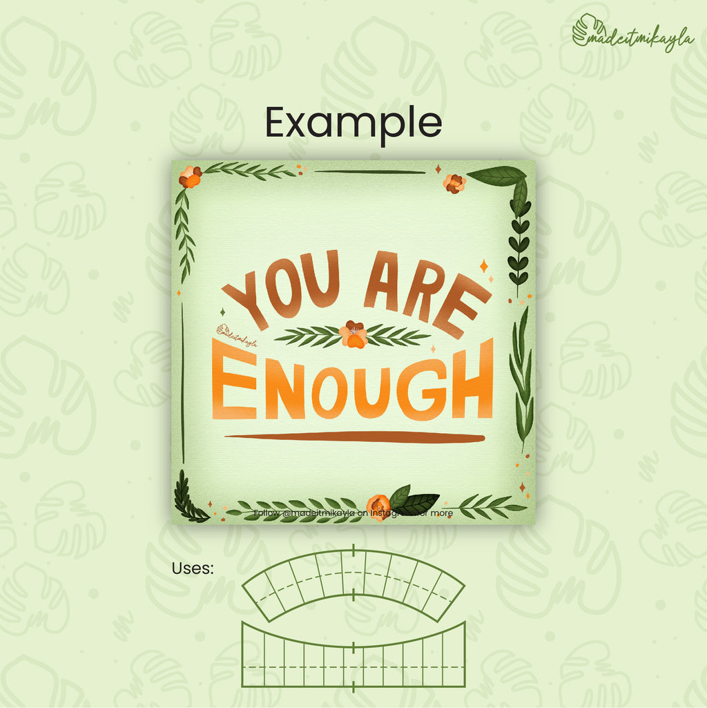 Lettering Grids Procreate Brush Set | MadeItMikayla