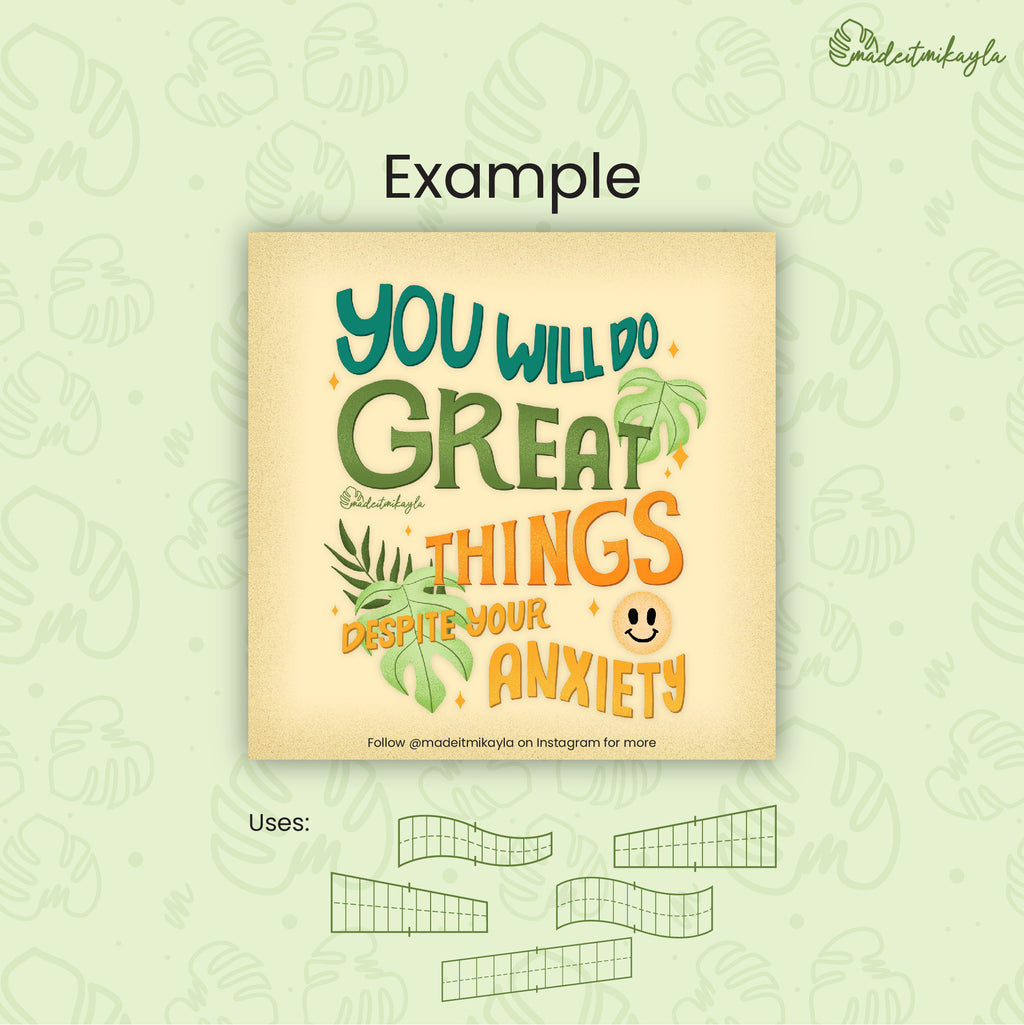 Lettering Grids Procreate Brush Set | MadeItMikayla